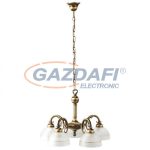   RÁBALUX 8815 Flossi 5 ágú csillár E27 5x40W  bronz 230V     A++ -> E