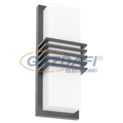   RÁBALUX 8940 Rodez, kültéri fali lámpa, antracit szürke, LED 12W 230V 4000K 800lm A