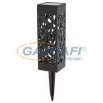   RÁBALUX 8949 Mora szolár lámpa, mozgásérzékelős, fekete, LED 0, 16W, leszúrható 3000K 2lm