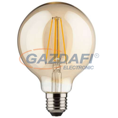 MÜLLER LICHT 400204 retro LED globe fényforrás, filament, E27, 8W, 900Lm, 2000K, 95x140mm, dimmelhető